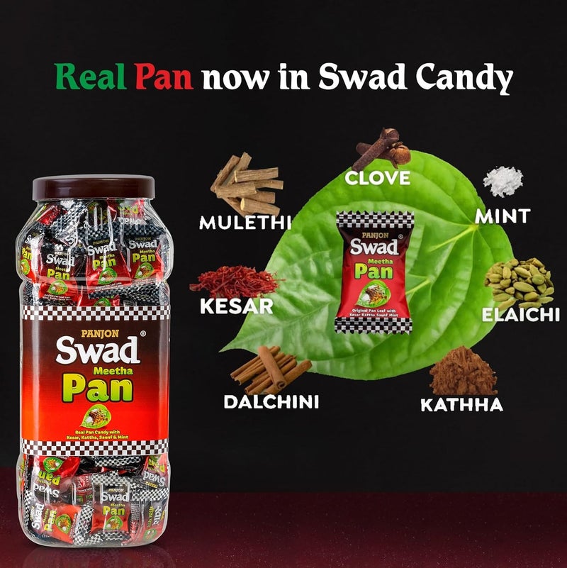 Swad جرة حلوى سواد ميثا بان - توفي حامض حلو أصيل بالأيورفيدا - Image 5